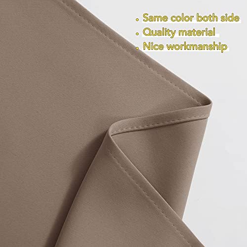 NICETOWN Half Window Pole Pocket Valance Curtains