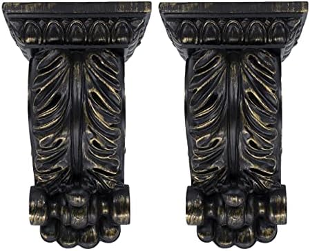 MERIVILLE Chatecu Drapery Sconce 2Pcs Burnt Gold