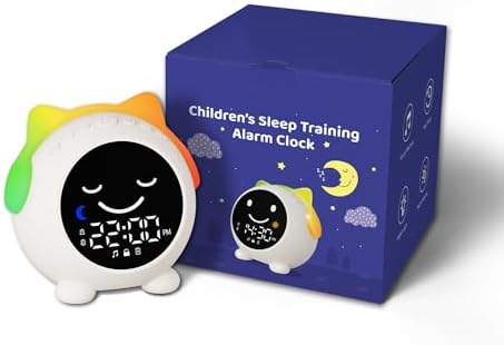 Sleep Training Clock with RGB Night Light and Music Player