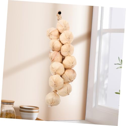 SOLUSTRE Lifelike Fake Garlic String Decor