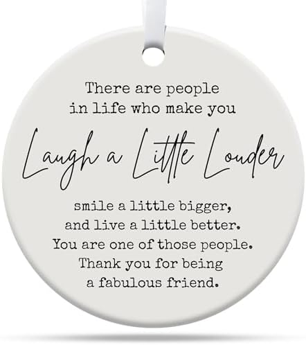 Ceramic Friendship Ornaments for Women