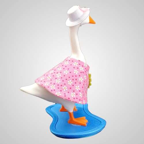 Pink Flower Outfit for 7 Inch Desk Goose
