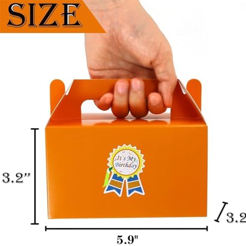 Oletx 12Pcs Dark Red Gable Gift Boxes