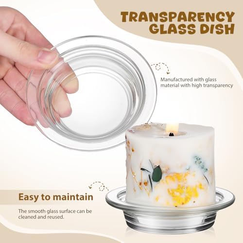 Homoyoyo 2PCS Wax Warmer Replacement Dish Glass