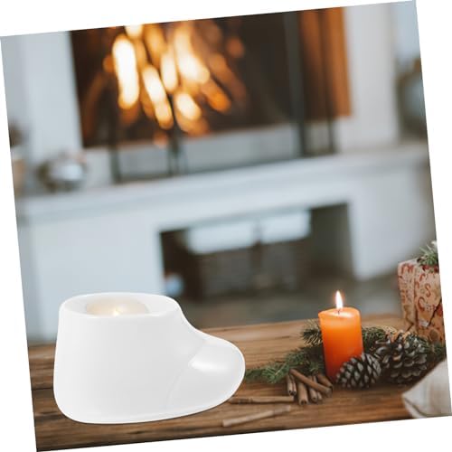 Christmas Boots Candle Holder Festive Decor