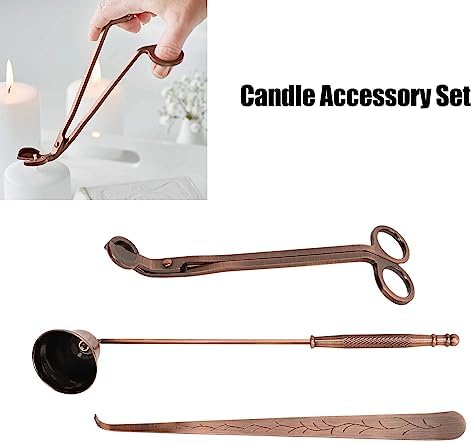 3 in 1 Candle Care Kit with Trimmer Snuffer Dipper