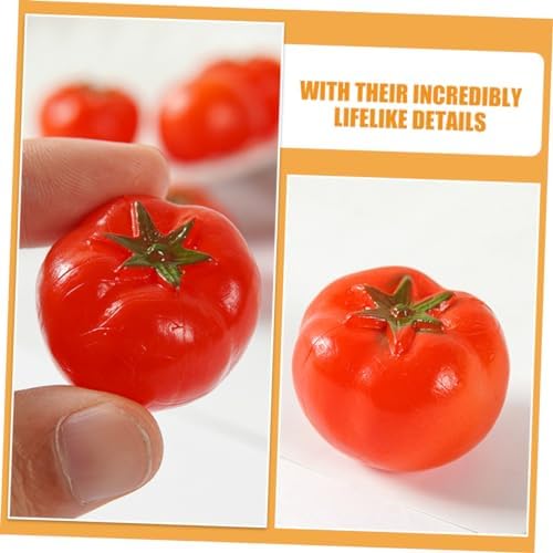 PRETYZOOM 6pcs Realistic Artificial Tomato Props