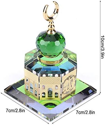 Gilded Al-Aqsa Mosque Miniature Model Crystal Decoration