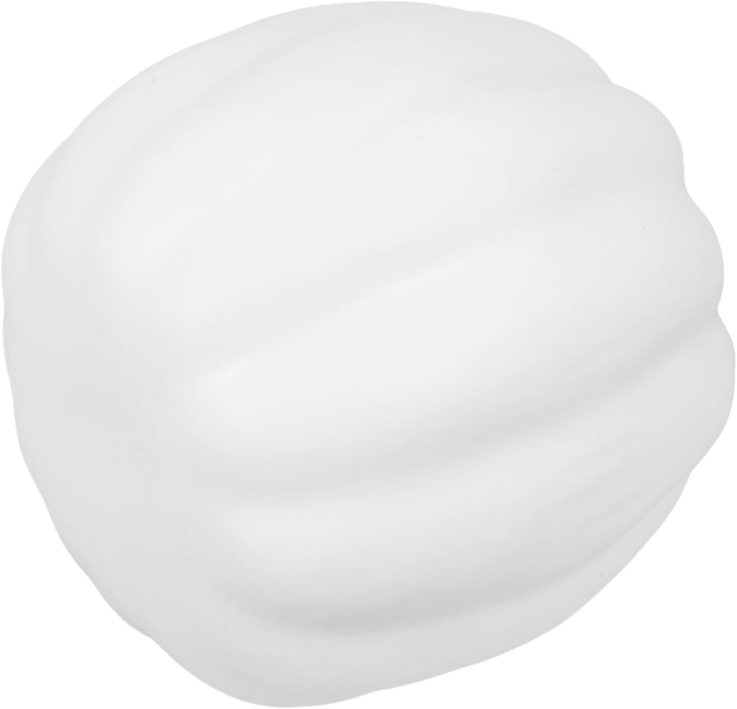 PRETYZOOM Artificial White Pumpkin Decoration for Halloween and Autumn