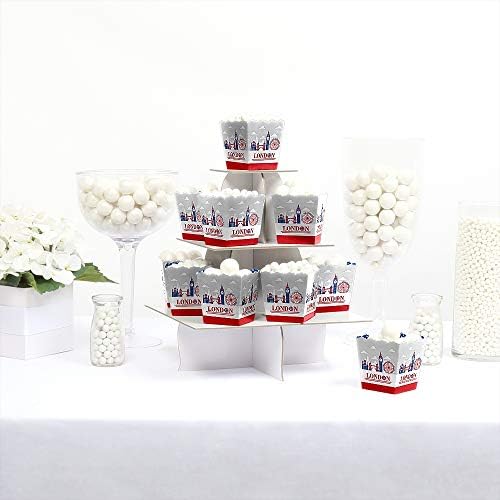 Big Dot of Happiness Cheerio London Party Favor Boxes Set of 12