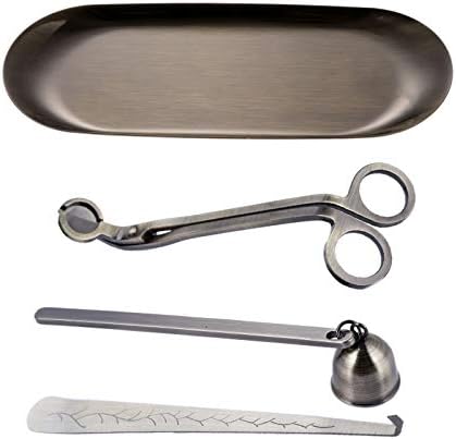 MUXSAM 4 in 1 Candle Care Set with Wick Trimmer and Snuffer