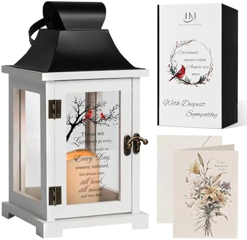 HugMemories Memorial Lantern with LED Candle