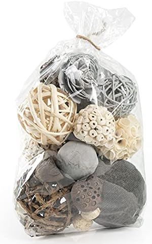 Grey Rose Vase and Bowl Fillers Home Decor