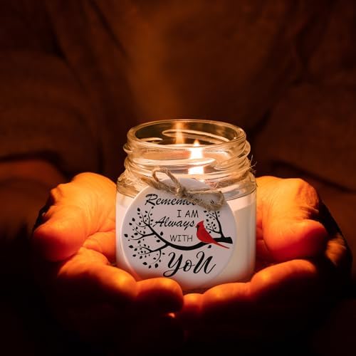 Tondiamo 20 Pcs Red Cardinal Memorial Candle Favors