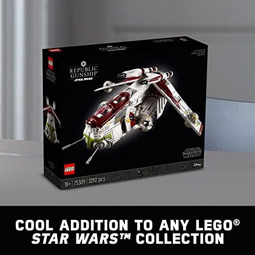 LEGO Star Wars Republic Gunship Display Model Kit for Adults
