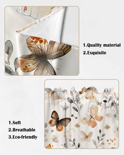 Spring Swag Curtain Valance for Windows Pack of 2