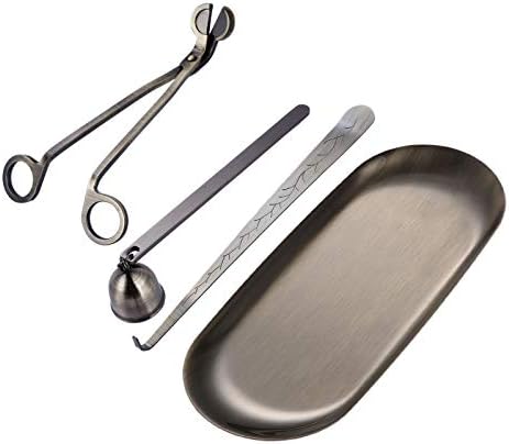 MUXSAM 4 in 1 Candle Care Set with Wick Trimmer and Snuffer