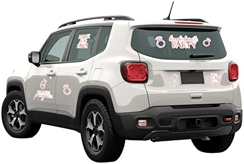 Beistle 9 Piece Bachelorette Car Decorations Vinyl Clings