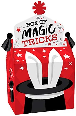 Big Dot of Happiness Magic Show Treat Box Set of 12