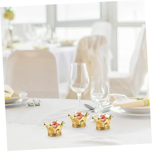 12pcs Party Decorations Candy Boxes Wedding Crown Centerpieces