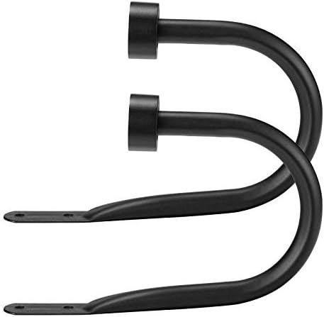 Mayrhyme Drapery Holdback Set of 2 Matte Black