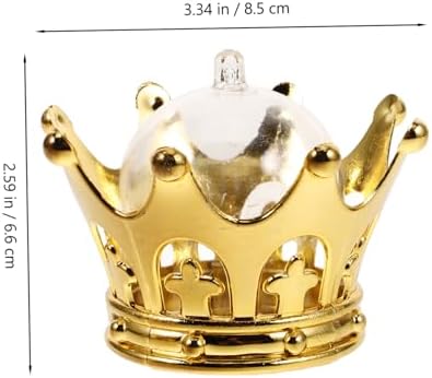 MAGICLULU 12pcs Luxury Crown Candy Boxes for Birthday and Wedding Favors