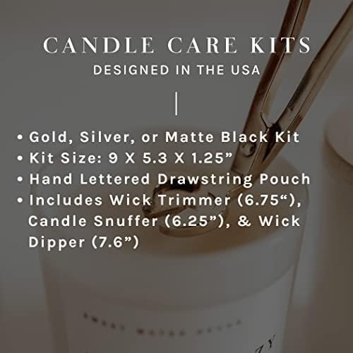 Sweet Water Decor Candle Care Kit Matte Black
