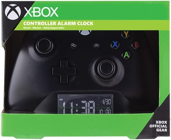 Paladone Xbox Controller Alarm Clock - Black