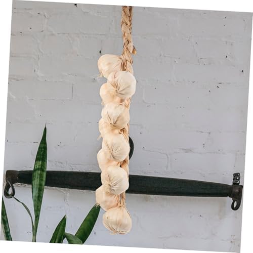 Cabilock 3Pcs Artificial Garlic Strings Hanging Decor