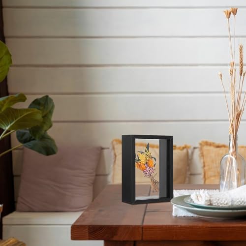 2 Pack 8x10 Inch Wooden Dried Flower Frame with Clear Acrylic Panels
