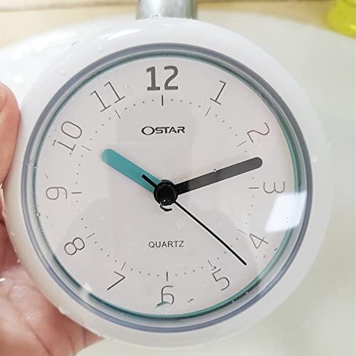 OSTAR Telling Time Teaching Wall Clock Waterproof Bathroom Shower Clock 1