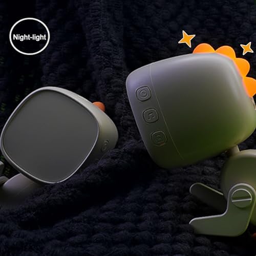 Dynamic Dinosaur Alarm Clock for Kids Green