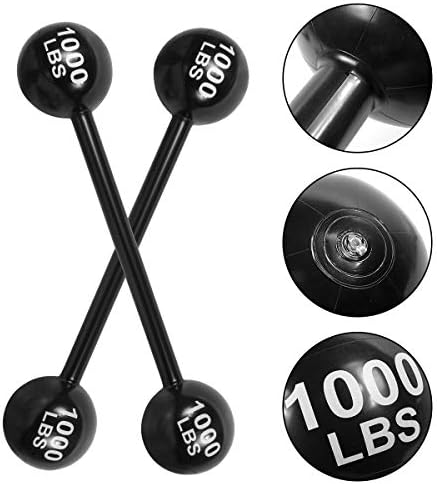 4PCS Giant Inflatable Dumbbell Barbell for Party Decorations