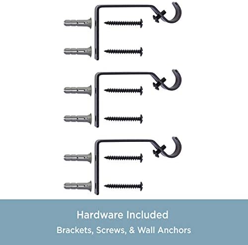 Kenney KN55929 Petite Caf Curtain Rod with Decorative Balls