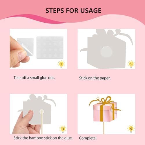 30 Piece Party Photo Booth Prop Set Rose Gold