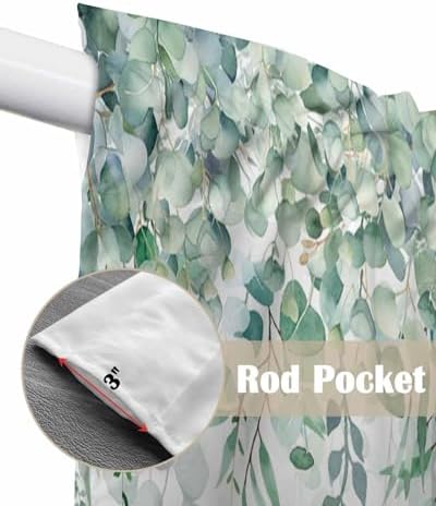 TweetyBed Sage Green Eucalyptus Swag Valance