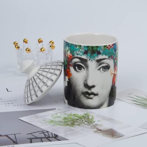Lina Cavalieri Ceramic Aromatherapy Candle Jar