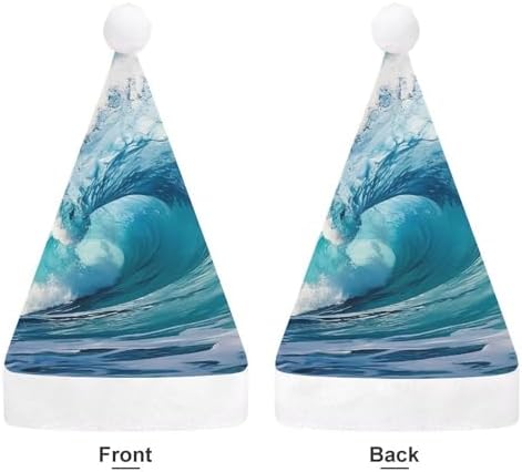 Santa Hat Sea Wave Christmas Party Headwear