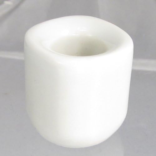AzureGreen White Ceramic Chime Candle Holder 1
