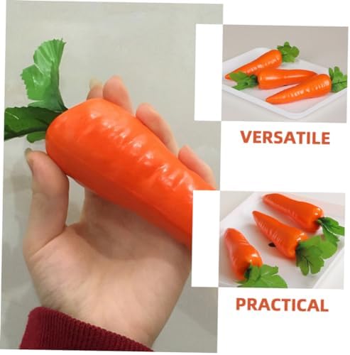 12Pcs Realistic Carrot Models for Party Decorations