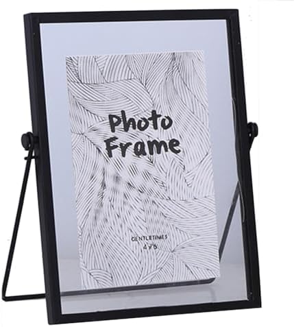 Art Deco Floating Dried Flower Frame 6 Inches