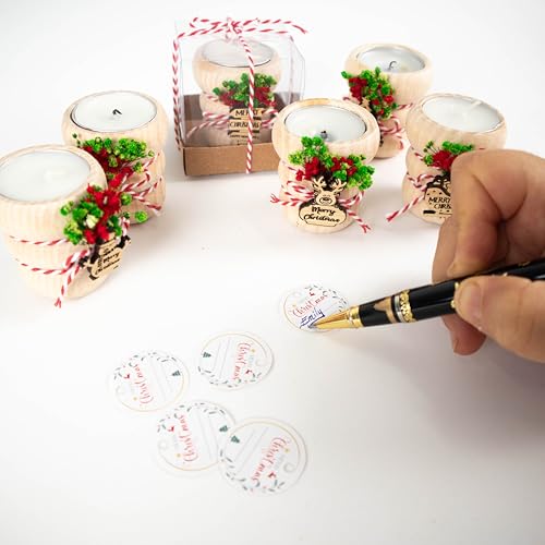 Happy Times Favors Christmas Candle Holders Pack of 10