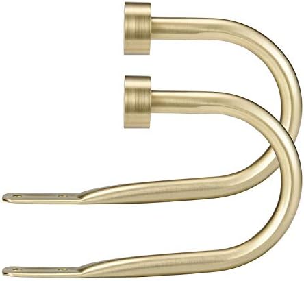 Mayrhyme Premium Curtain Holdback Set of 2 Brass