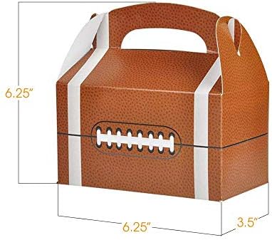 ArtCreativity Football Treat Boxes Pack of 12