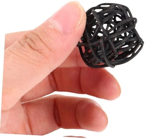Cabilock 40pcs Wicker Rattan Balls Decorative Orbs