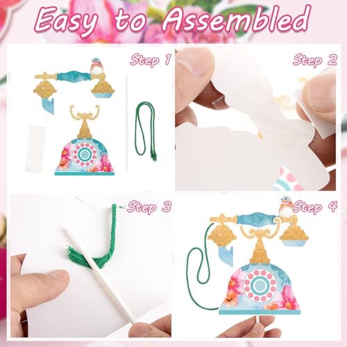 Paper Jazz Tea Party Photo Booth Props 14 Pcs