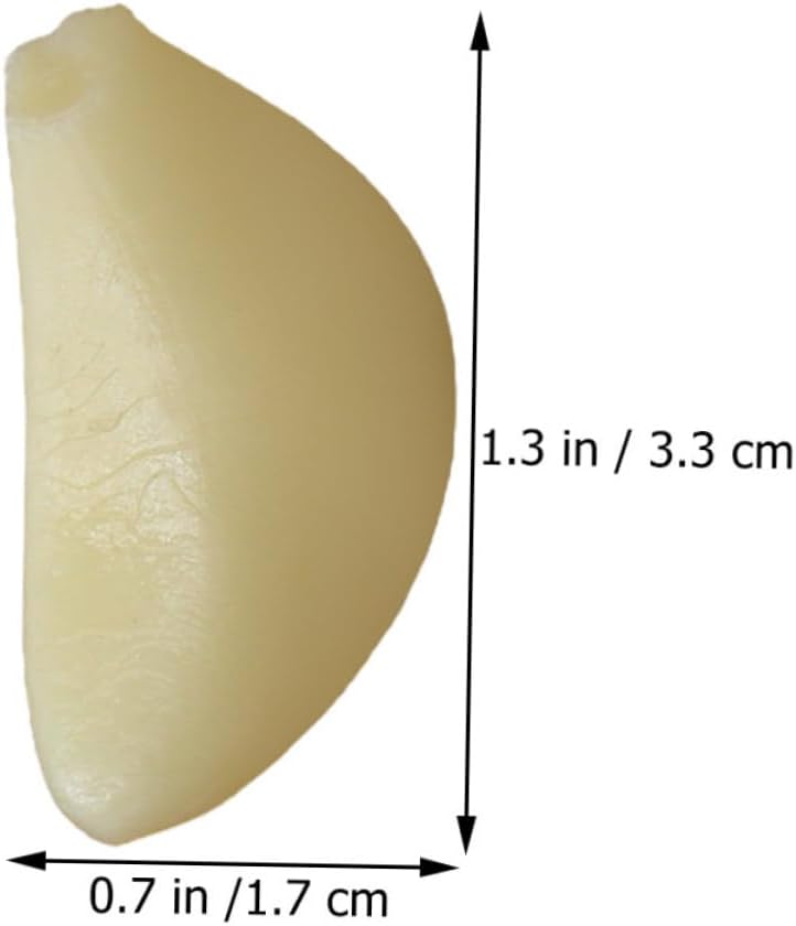 10pcs Lifelike Garlic Cloves Artificial Photo Props