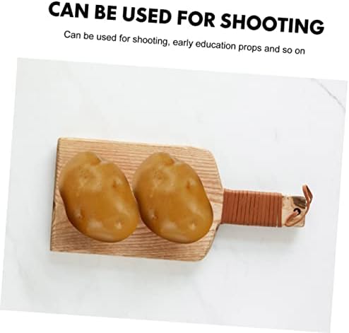 MAGICLULU 5pcs Lifelike Foam Potato Models for Kitchen Decor