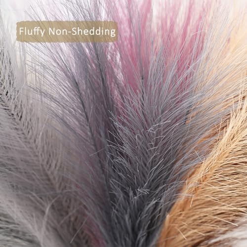Zhiheng 20 Pack Artificial Pampas Grass Ivory