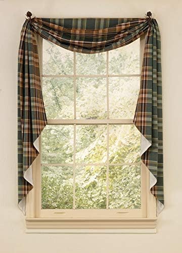 Park Designs Wood River Lined Fishtail Swag 1